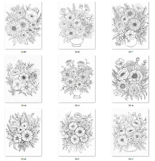 Blumen Ausmalbilder